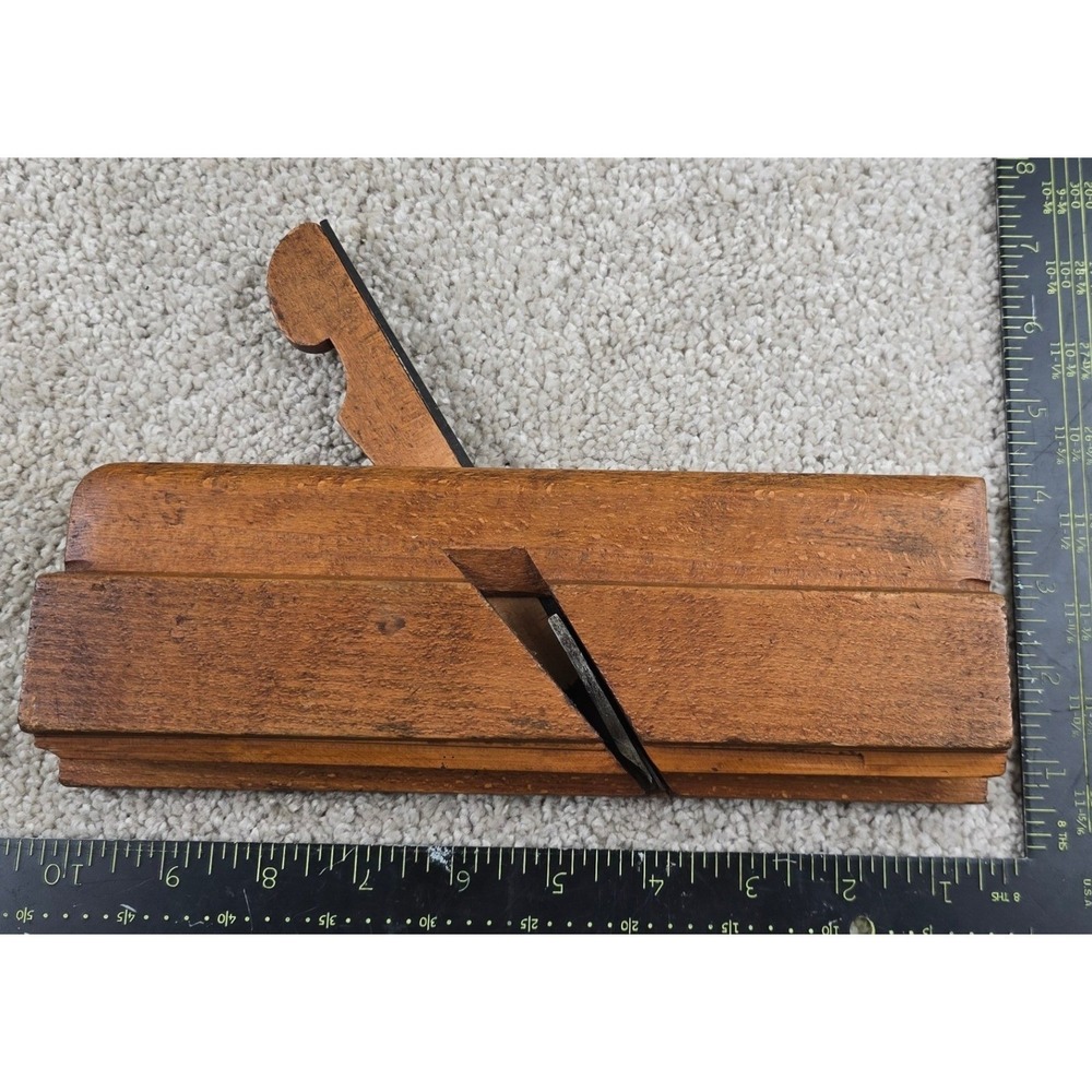 Antique Thos L Appleton Wooden Molding Plane G P Billings Owner Stamp